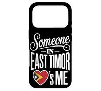 Someone in East Timor Loves Me Flag Heart Coque pour iPhone 17 Pro