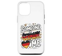 Someone in Germany Loves Me Heart Flag Romantic Coque pour iPhone 12/12 Pro
