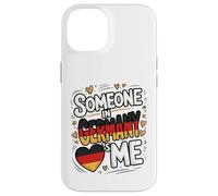 Someone in Germany Loves Me Heart Flag Romantic Coque pour iPhone 14
