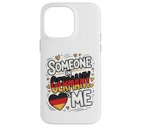 Someone in Germany Loves Me Heart Flag Romantic Coque pour iPhone 14 Pro Max