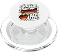 Someone in Germany Loves Me Heart Flag Romantic PopSockets PopGrip pour MagSafe
