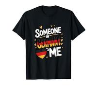 Someone in Germany Loves Me Heart Flag Romantic T-Shirt