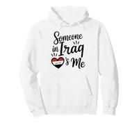 Someone in Iraq Loves Me Heart Iraq Flag Family Sweat à Capuche