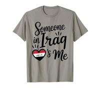 Someone in Iraq Loves Me Heart Iraq Flag Family T-Shirt