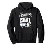 Someone in Israel Loves Me Heart Flag Israel Sweat à Capuche