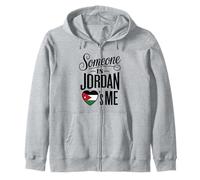 Someone in Jordan Loves Me Heart Jordan Flag Sweat à Capuche