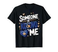 Someone in Kosovo Love Me Heart Kosovo Map T-Shirt