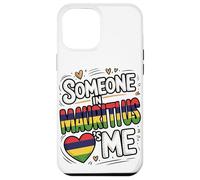 Someone in Mauritius Loves Me Long Distance Love Coque pour iPhone 12 Pro Max
