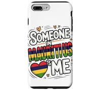 Someone in Mauritius Loves Me Long Distance Love Coque pour iPhone 7 Plus/8 Plus