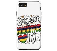 Someone in Mauritius Loves Me Long Distance Love Coque pour iPhone SE (2020) / 7/8