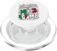 Someone in Mexico Loves Me Mexican Flag Heart PopSockets PopGrip pour MagSafe