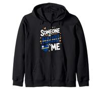 Someone in Nauru Loves Me Long Distance Love Sweat à Capuche