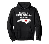 Someone in North Carolina Loves Me - Chemise Caroline du Nord Sweat à Capuche