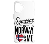 Someone in Norway Loves Me Long Distance Love Coque pour iPhone 16