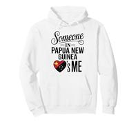Someone in Papua New Guinea Loves Me Heart Flag Sweat à Capuche