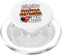 Someone in Papua New Guinea Loves Me Heart PopSockets PopGrip pour MagSafe