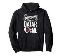 Someone in Qatar Loves Me Long Distance Love Sweat à Capuche