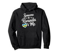 Someone in Rwanda Loves Me Heart Flag Country Pride Sweat à Capuche
