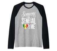 Someone in Senegal Loves Me Country Pride Manche Raglan