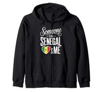 Someone in Senegal Loves Me Country Pride Sweat à Capuche