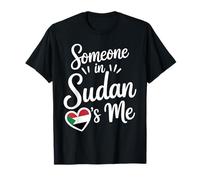Someone in Sudan Loves Me Long Distance Family Pride T-Shirt