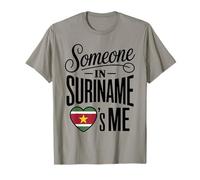 Someone in Suriname Loves Me Heart Flag Pride T-Shirt