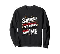 Someone in Syria Loves Me Syrian Flag Heart Sweatshirt