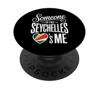 Someone in The Seychelles Loves Me Long Distance PopSockets PopGrip Adhésif