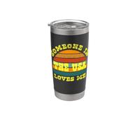 Someone In The USA Loves Me Vintage Sunset Gobelet isotherme en acier inoxydable double paroi