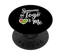 Someone in Togo Loves Me Long Distance Love PopSockets PopGrip Adhésif