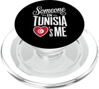 Someone in Tunisia Loves Me Long Distance Romance PopSockets PopGrip pour MagSafe