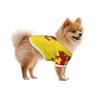 Somerset County Gilet pour chien Motif drapeau du comté - Vêtements d'été pour petits chiens, convient pour la marche et les activités de plein air