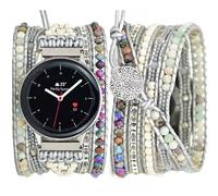 Somesame Bracelet de montre chakra compatible avec Samsung Galaxy Watch 6/5/4/Active 2 de 40 mm, 44 mm, Watch 6 Classic/Galaxy Watch 5 Pro 45 mm/Watch 4 Classic, bracelet de montre bohème de 20 mm à 5