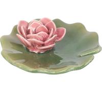 Something Different - Assiette à bijoux, feuille de nénuphar SD6879 (Taille unique) (Rose/Vert)