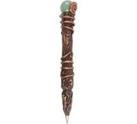 Something Different - Baguette magique stylo, cristal, tissu aventurine SD6851 (taille unique) (Marron/Vert)