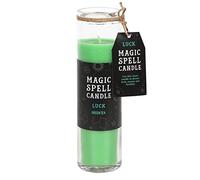Something Different - Bougie MAGIC SPELL LUCK (21 cm x 6 cm x 6 cm) (Vert)