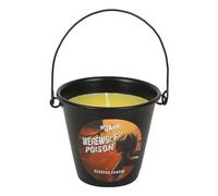 Something Different Bougie parfumée en forme de seau de poison loup-garou, Noir/orange/blanc, taille unique