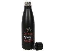 Something Different - Bouteille d'eau "The Blood Of My Enemies", acier SD4778 (Taille unique) (Noir)