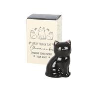 Something Different Breloque Chat Noir Porte-Bonheur Céramique