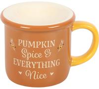 Something Different - Brûleur à huile "Pumpkin Spice & Everything Nice", Tasse à café SD9984 (Taille unique) (Marron/Blanc/Jaune)