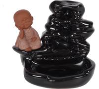 Something Different - Brûleur d'encens à reflux "Bouddha" SD2462 (Taille unique) (Noir/Brun)