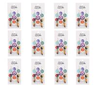 Something Different CK_29116 Lot de 2 boucles d'oreilles chakra Multicolore 10 x 5 x 1 cm