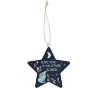 Something Different - Décoration suspendue "Love You To The Stars And Back" SD6300 (Taille unique) (Bleu foncé)