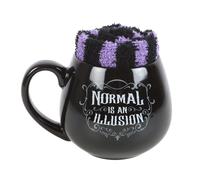 Something Different - Ensemble mug et chaussettes NORMAL IS AN ILLUSION (SD5983)