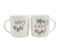 Quelque Chose de différent Paire de Mr et Mrs Mug Multicolore