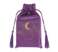 Something Different-Pochette avec cordon de serrage | Mains de tarot violettes | 1 pièce. 20 g, FT_54130, multicolore