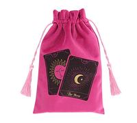 Something Different FT_54230 Pochette avec cordon de serrage pour cartes de tarot Rose 20 g