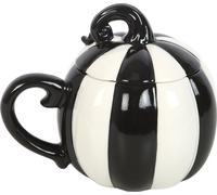 Something Different - Gobelet avec couvercle, bande contrastée SD9996 (taille unique) (Noir/Blanc)
