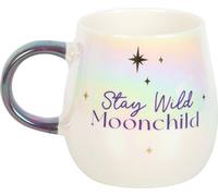 Something Different - Mug à café "Stay Wild Moon Child", Rond SD5823 (Taille unique) (Blanc/Multicolore)