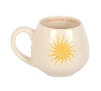 something different - Mug arrondi GOOD MORNING (Taille unique) (Blanc/Jaune)